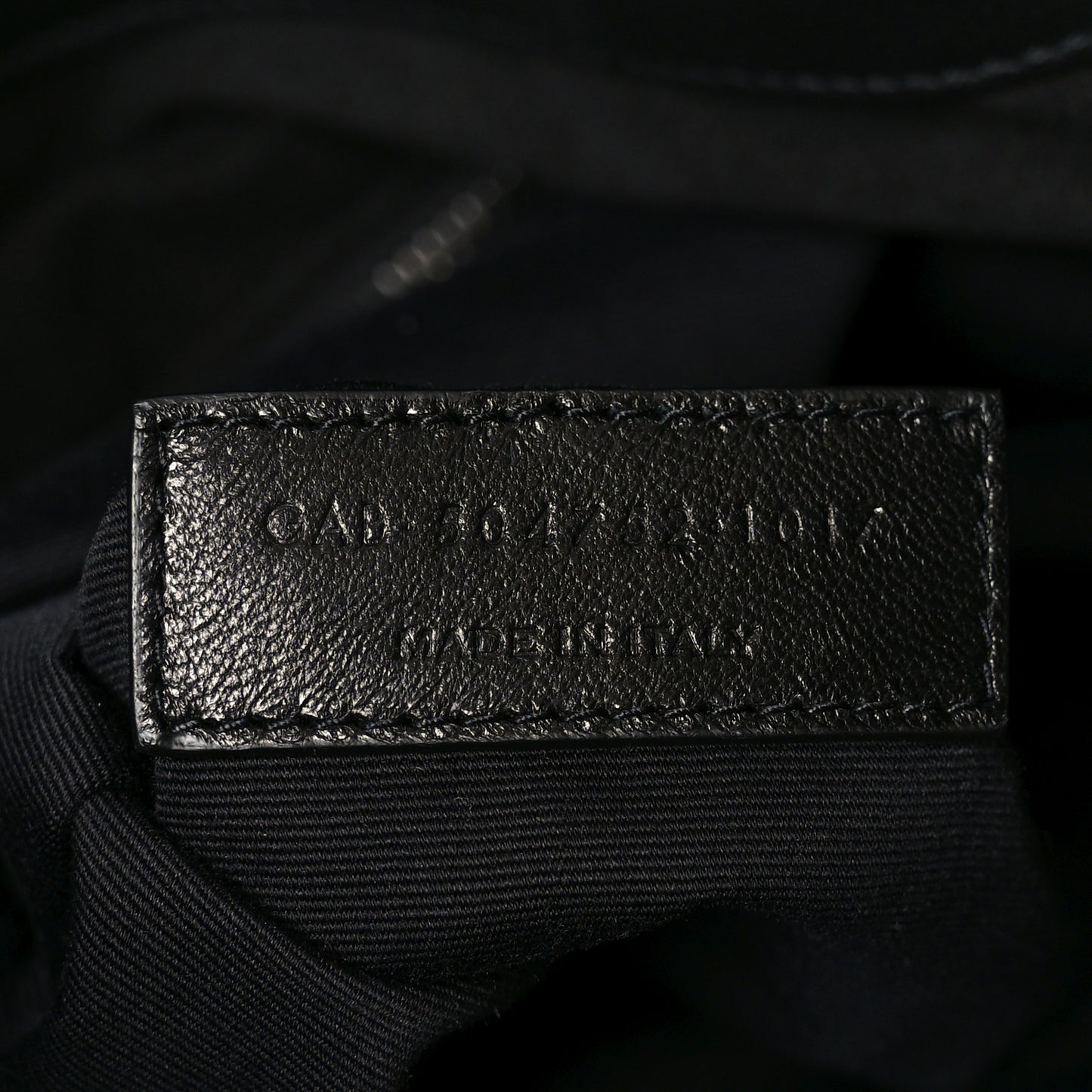 Calfskin Ring Tote Black Brown