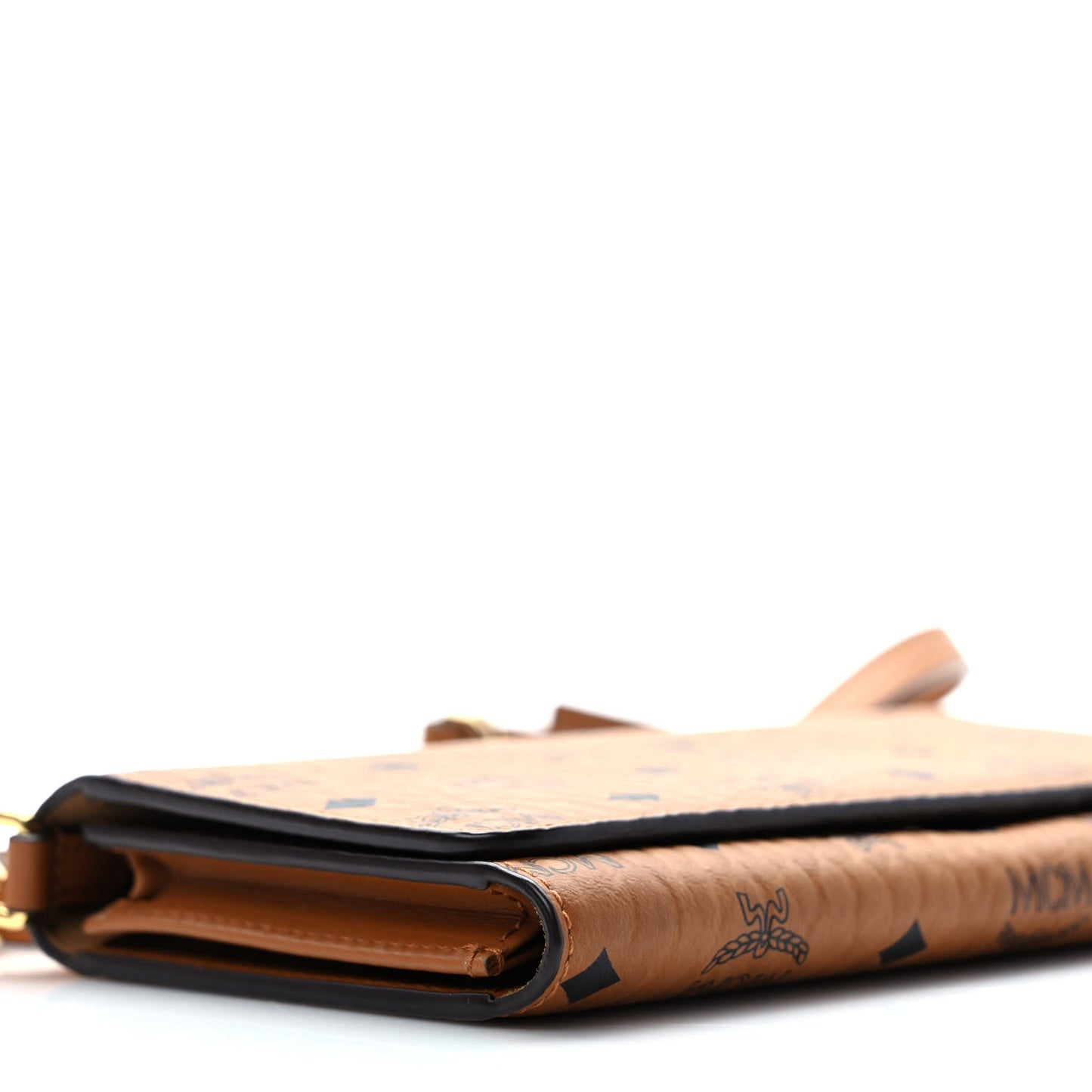 Visetos Chain Wallet Crossbody Cognac