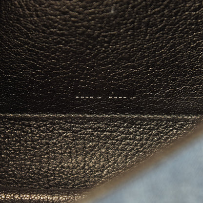 Miu Miu Denim Raccoon Fur Charm Crossbody Blue 6 of 10