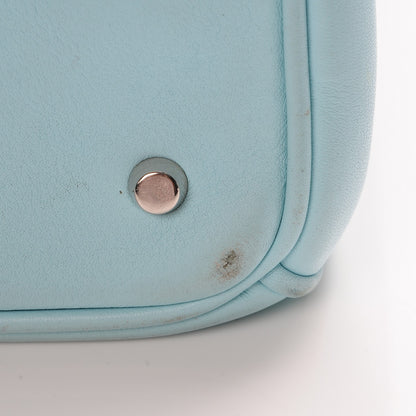 Christian Dior Calfskin Small Diorissimo Tote Blue 14 of 15