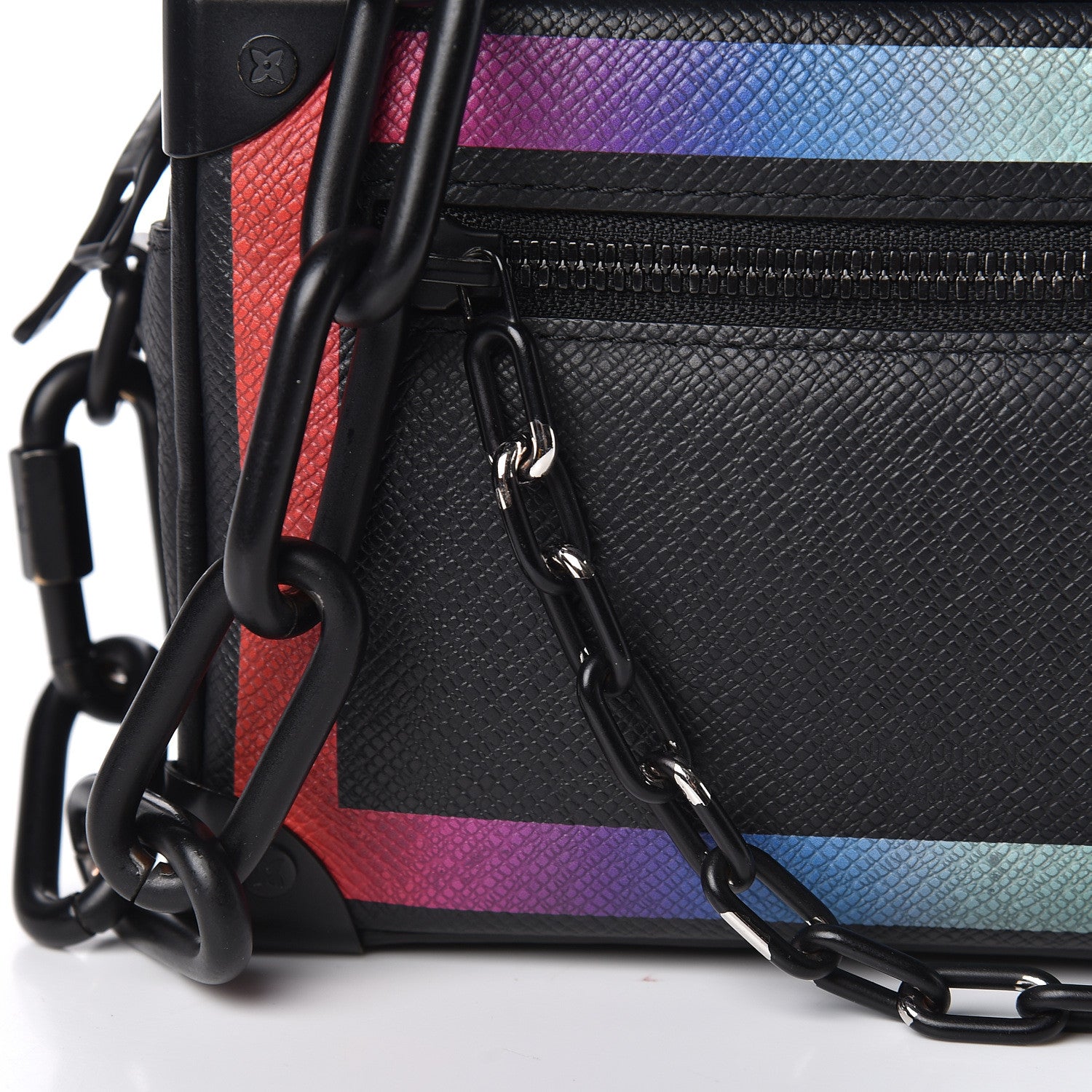 Louis Vuitton Taiga Rainbow Mini Soft Trunk Black 7 of 13