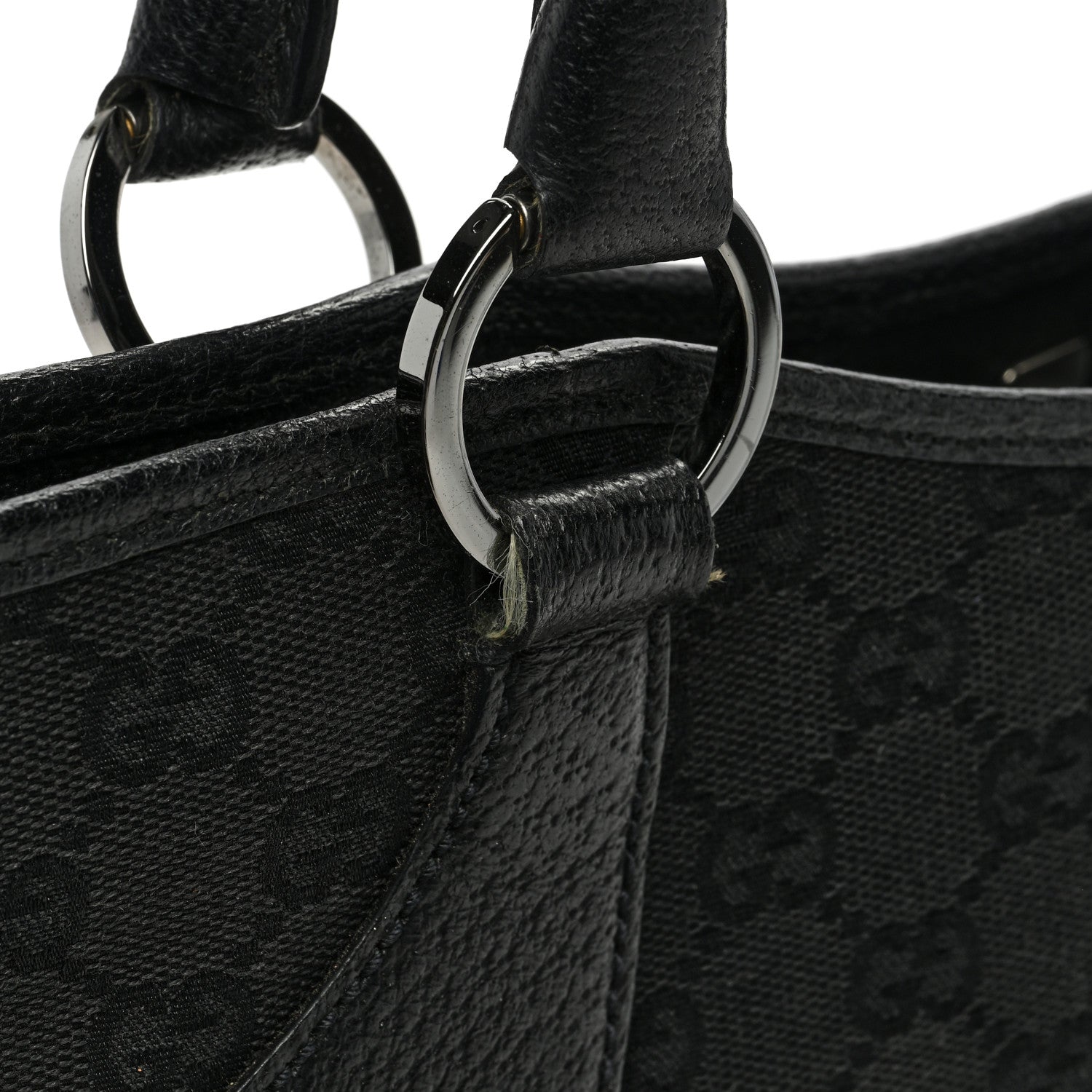 Gucci Monogram Shoulder Bag Black 12 of 12