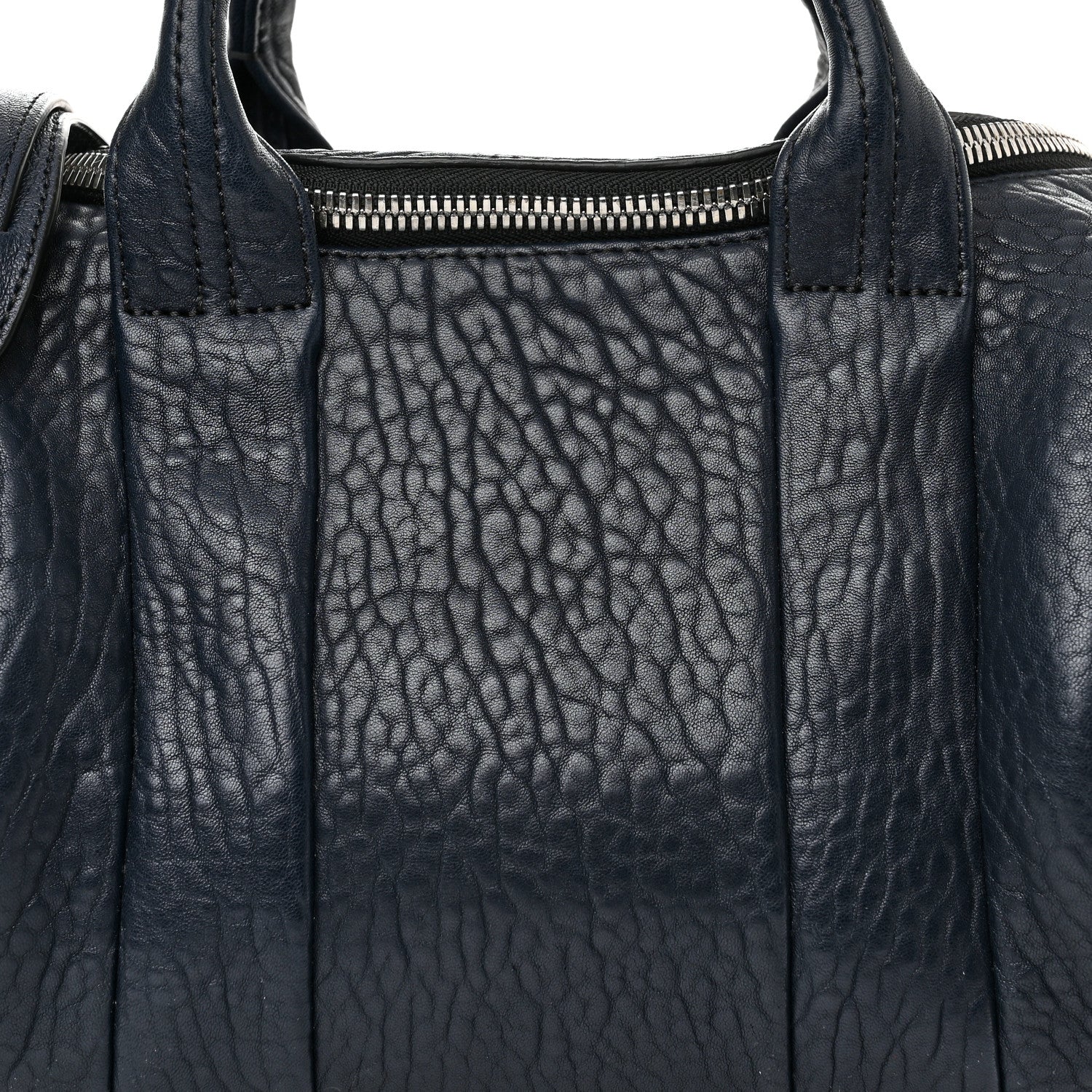 Alexander Wang Pebbled Lambskin Rockie Neptune Rhodium Hardware 7 of 9