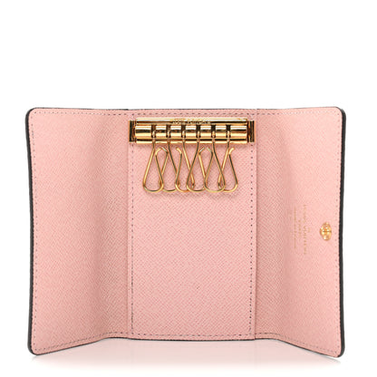 Louis Vuitton Damier Ebene Multicles 6 Key Holder Rose Ballerine 5 of 7