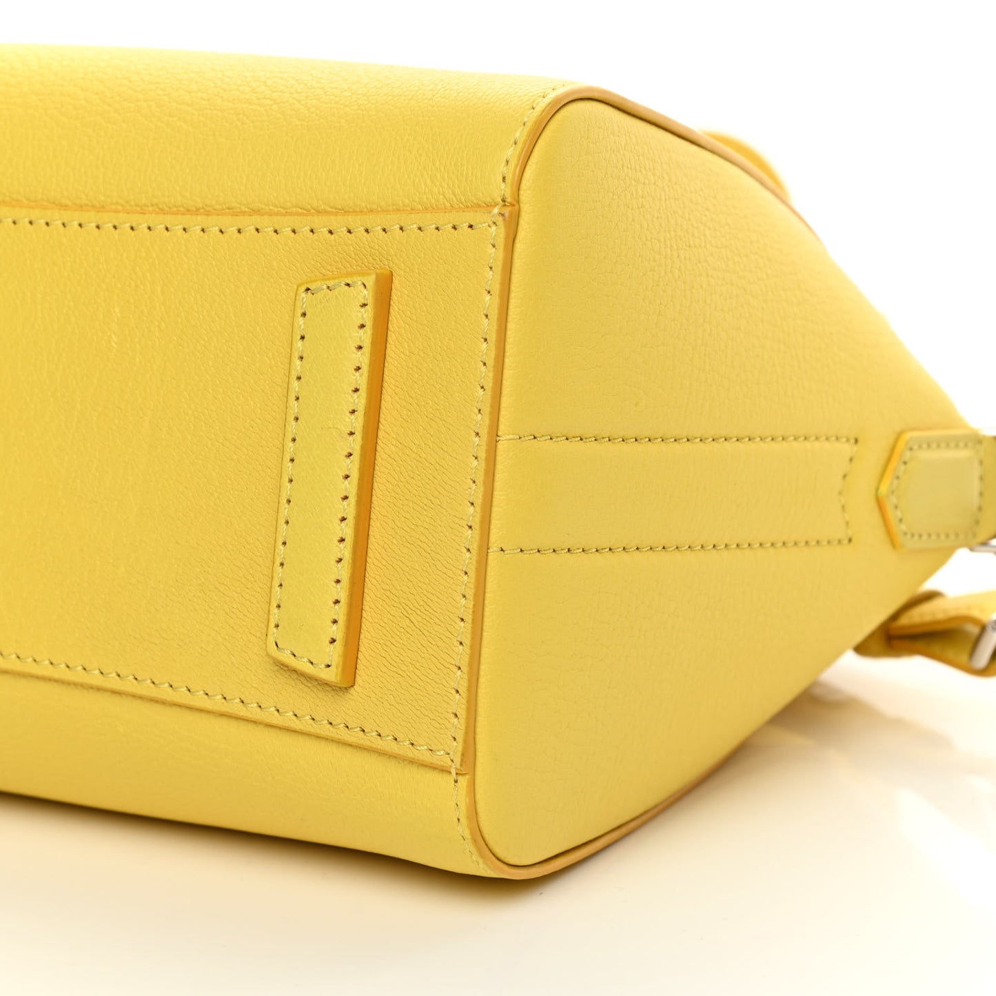 Sugar Goatskin Mini Antigona Yellow
