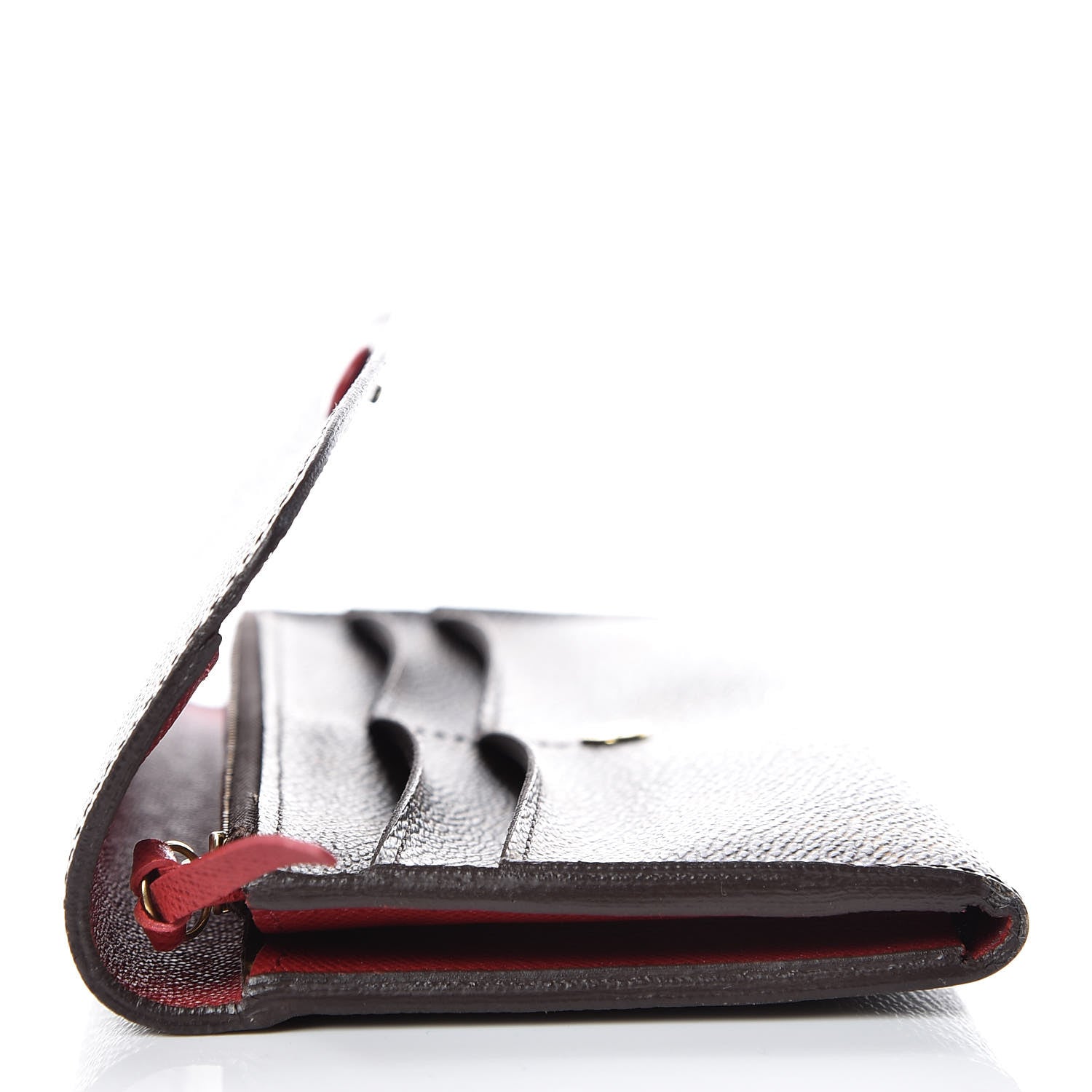 Louis Vuitton Monogram Emilie Wallet Red 12 of 14