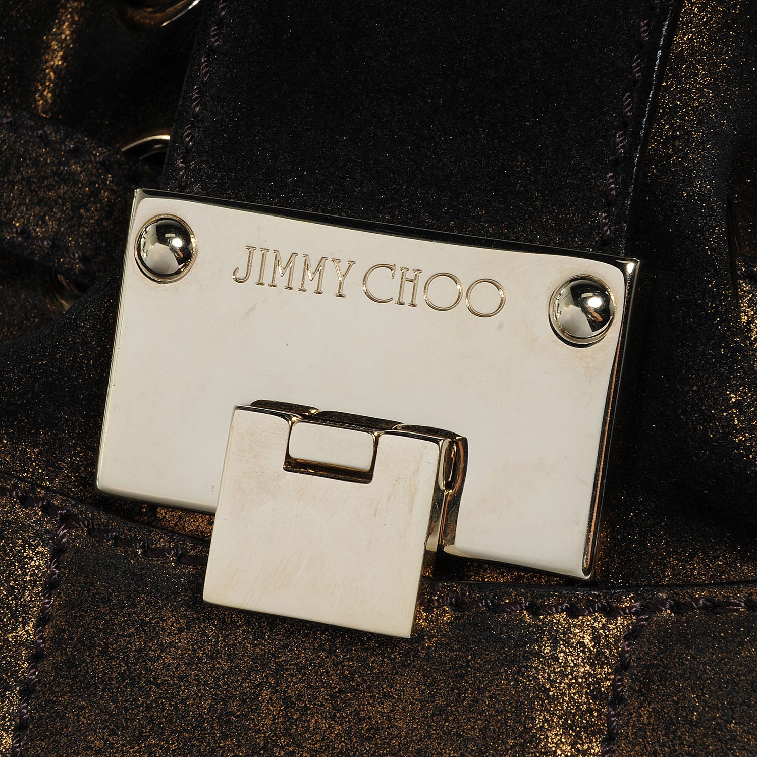 Jimmy Choo Metallic Suede Ramona Bronze 9 of 9