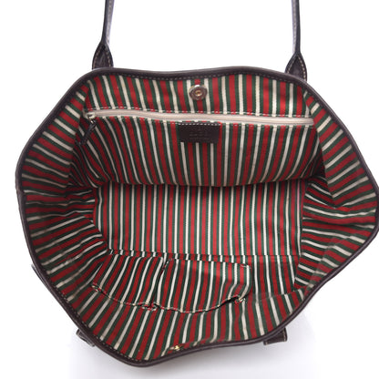 Gucci Monogram Medium New Britt Tote Brown 5 of 19