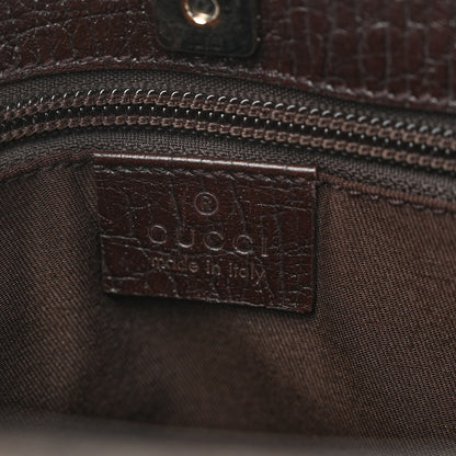 Gucci GG Plus Monogram Small Vertical Tote Dark Brown 6 of 10