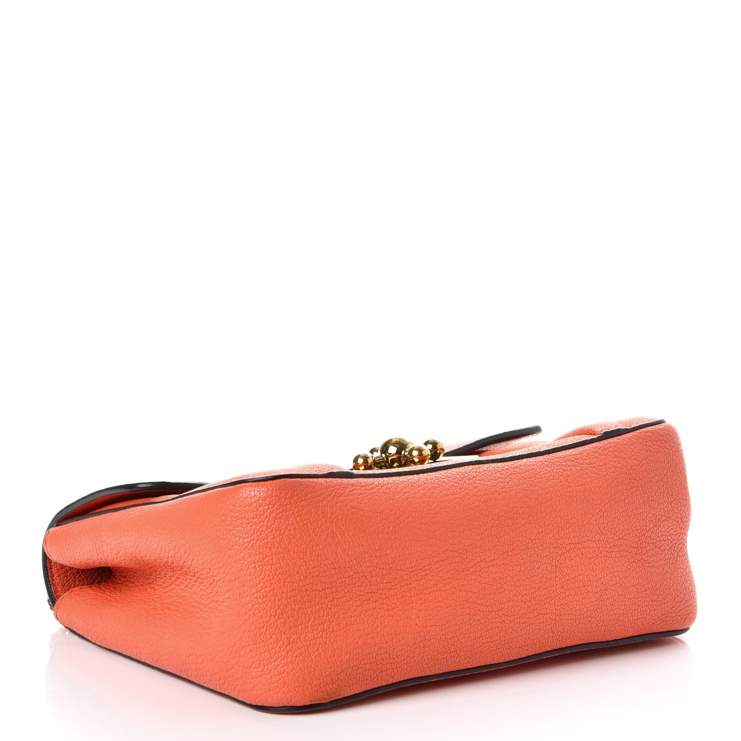Chloe Goatskin Small Elsie Shoulder Bag Coral Pop 5 of 8