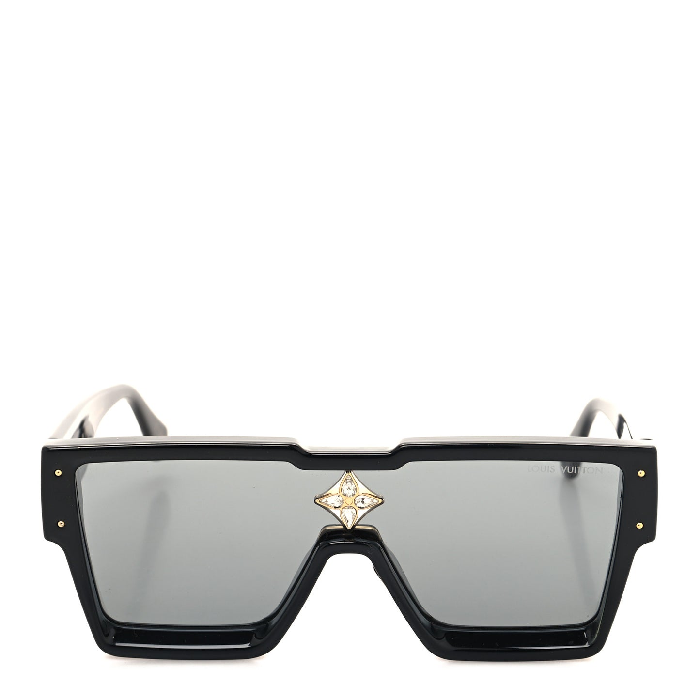 Acetate Swarovski Crystal Cyclone Sunglasses Z1578W Black