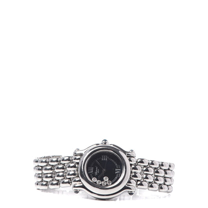 Chopard Stainless Steel 5 Diamond 26mm Happy Sport Quartz Watch Navy 3 of 6