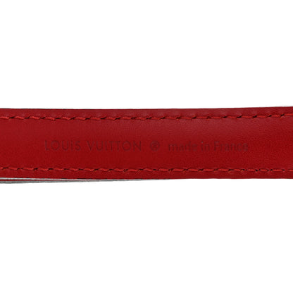 Louis Vuitton Calfskin 16mm Adjustable Shoulder Strap Red 4 of 4