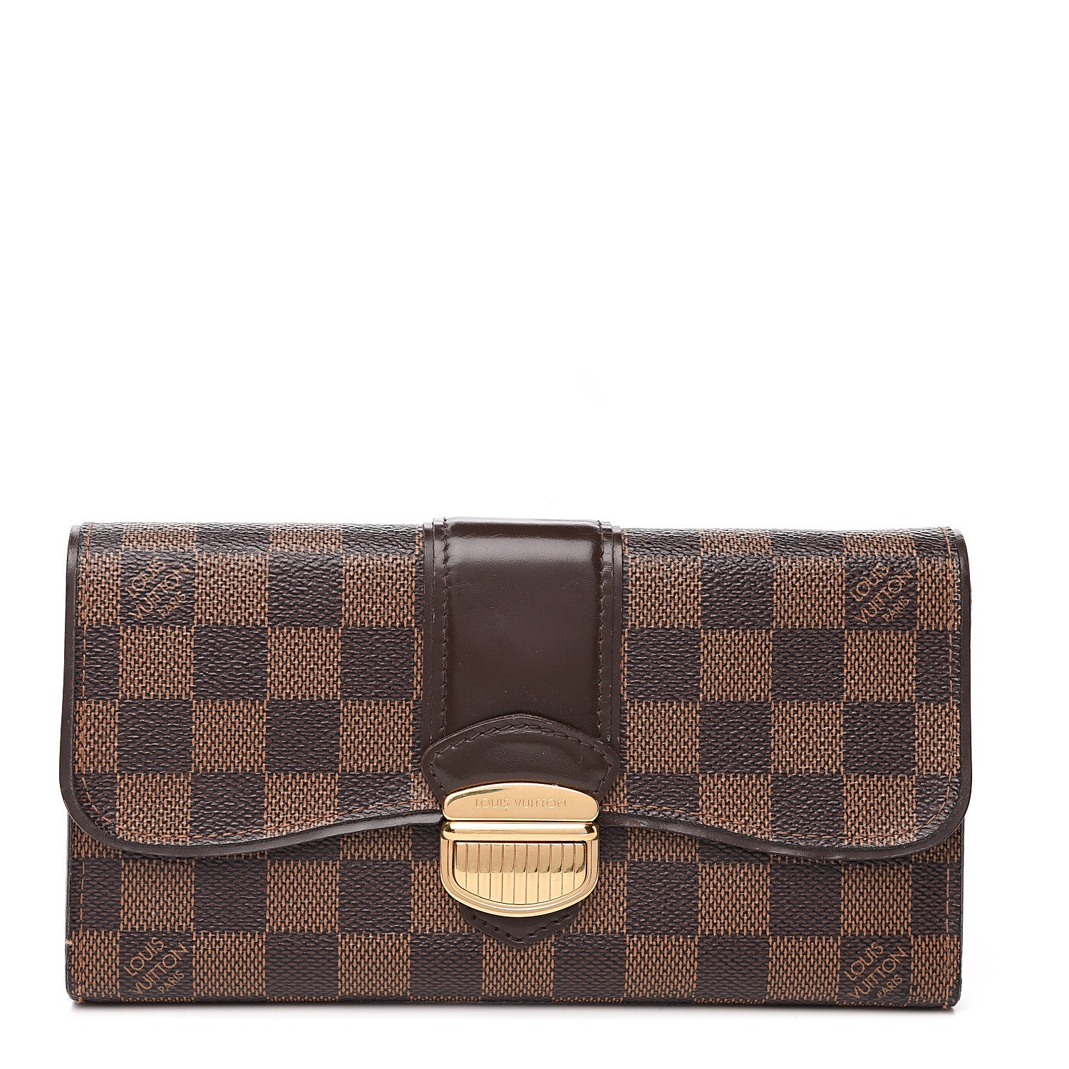 Louis Vuitton Damier Ebene Sistina Wallet 1 of 11