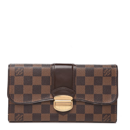 Louis Vuitton Damier Ebene Sistina Wallet 1 of 11