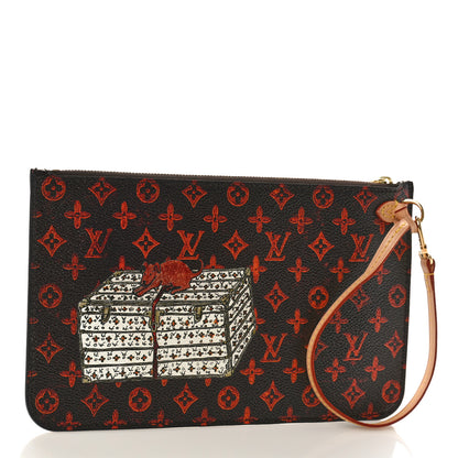 Louis Vuitton Catogram Neverfull MM GM Pochette Marron 3 of 8