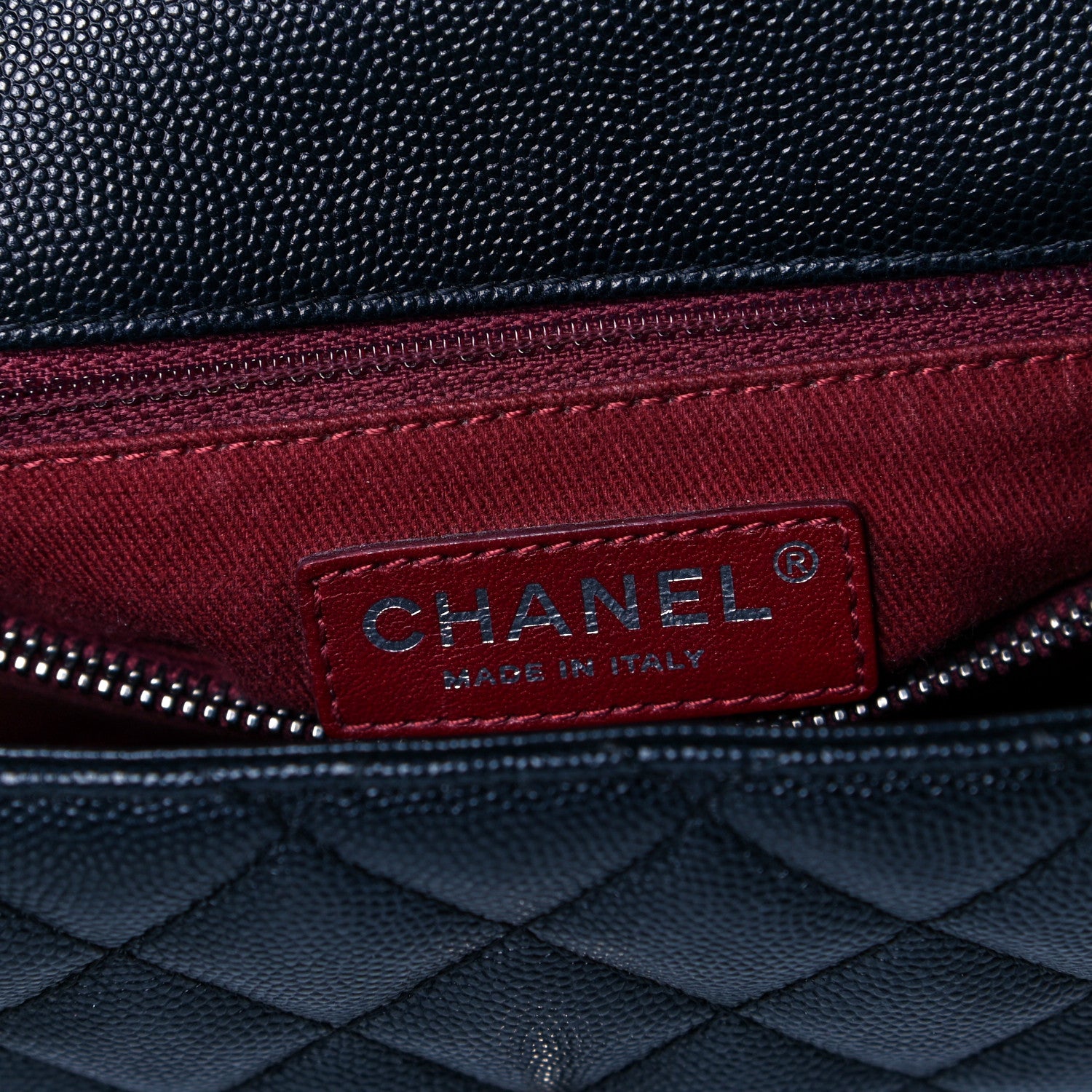 Chanel Caviar Quilted Small Coco Handle Flap Black 6 of 8