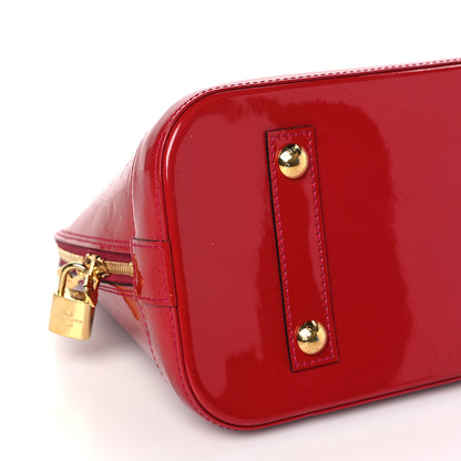 Louis Vuitton Vernis Alma PM Cherry 8 of 9