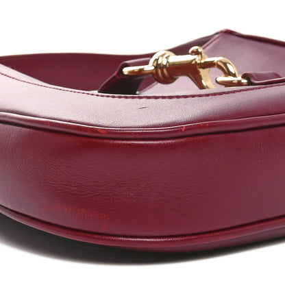 Gucci Ancora Calfskin Small Jackie Shoulder Bag Rosso 9 of 10