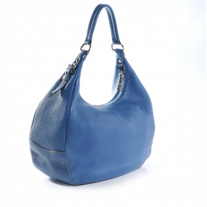 Prada Vitello Daino Hobo Cobalto 3 of 9