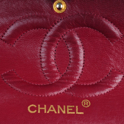Chanel Lambskin Quilted Medium Double Flap Black 7 of 8