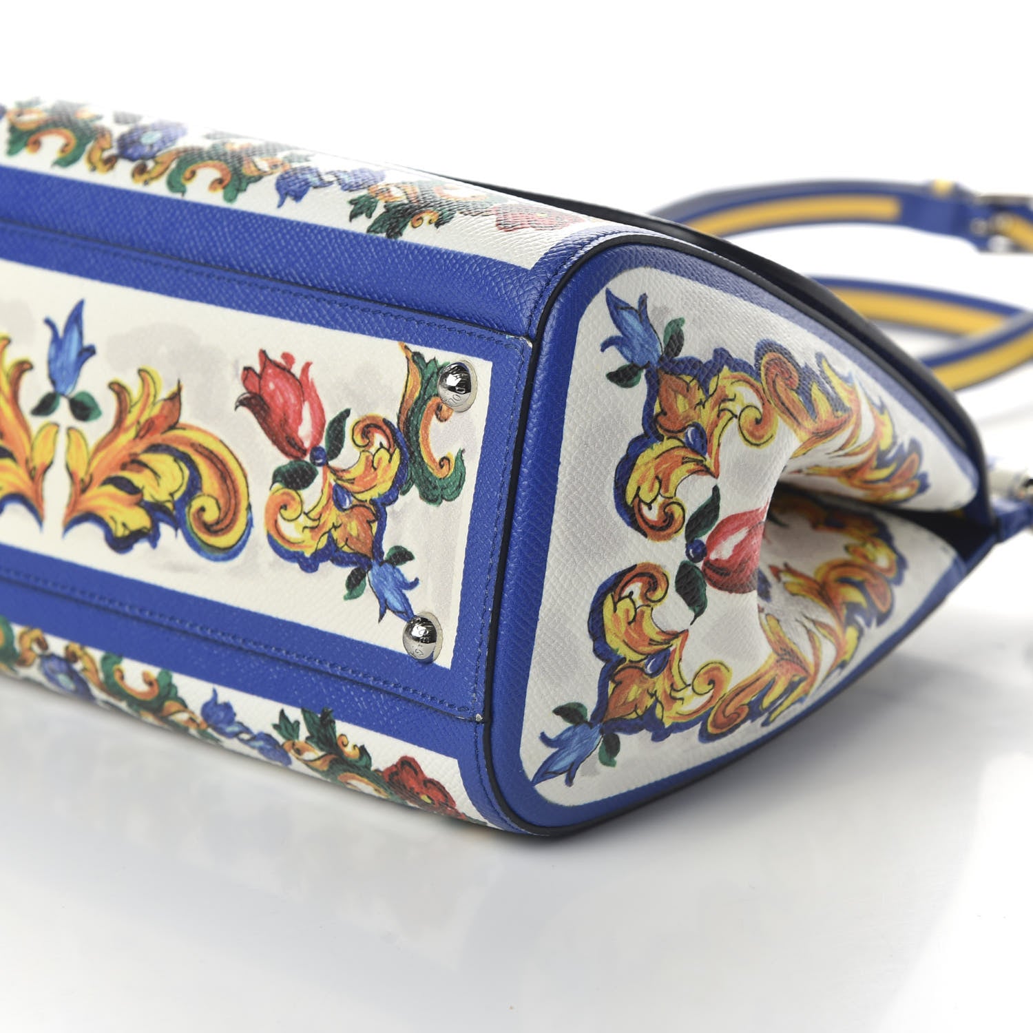Dolce & Gabbana Dauphine Majolica Print Medium Miss Sicily Satchel Multicolor 7 of 9