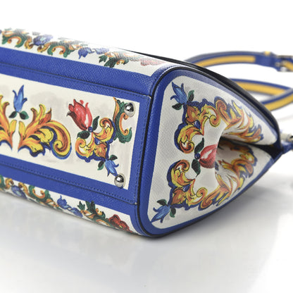 Dolce & Gabbana Dauphine Majolica Print Medium Miss Sicily Satchel Multicolor 7 of 9