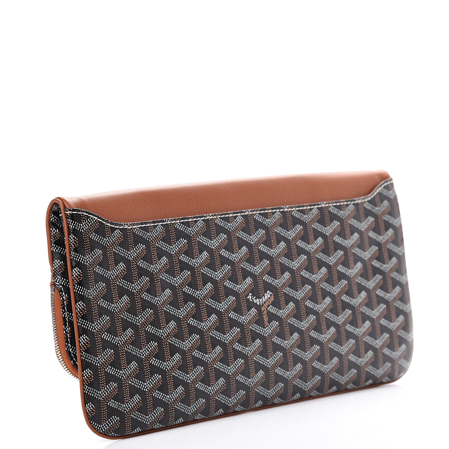 Goyardine Sainte Marie Soft Clutch Black Gold