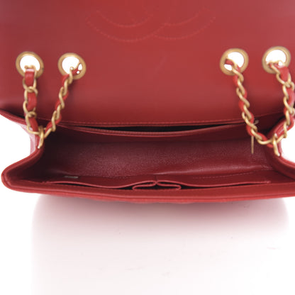 Chanel Caviar Quilted Medium CC Filigree Flap Red 4 of 9