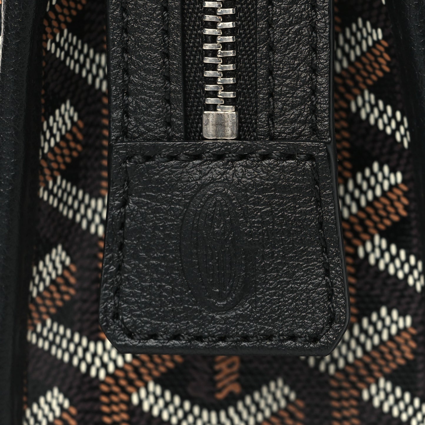 Goyardine Jouvence MM Toiletry Pouch Black