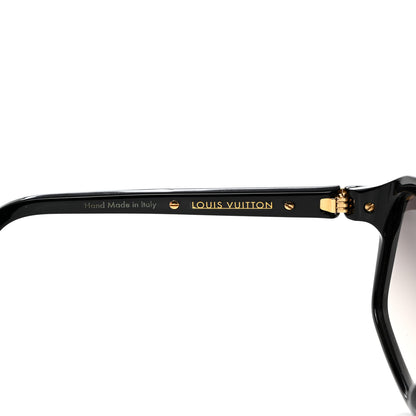Louis Vuitton Acetate Evidence Sunglasses Z0350E Black 5 of 8