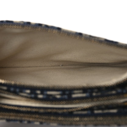 Christian Dior Oblique Saddle Pouch With Strap Navy Blue 5 of 11