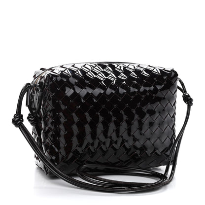 Bottega Veneta Polished Intrecciato Small Knot Loop Camera Bag Burgundy 3 of 8