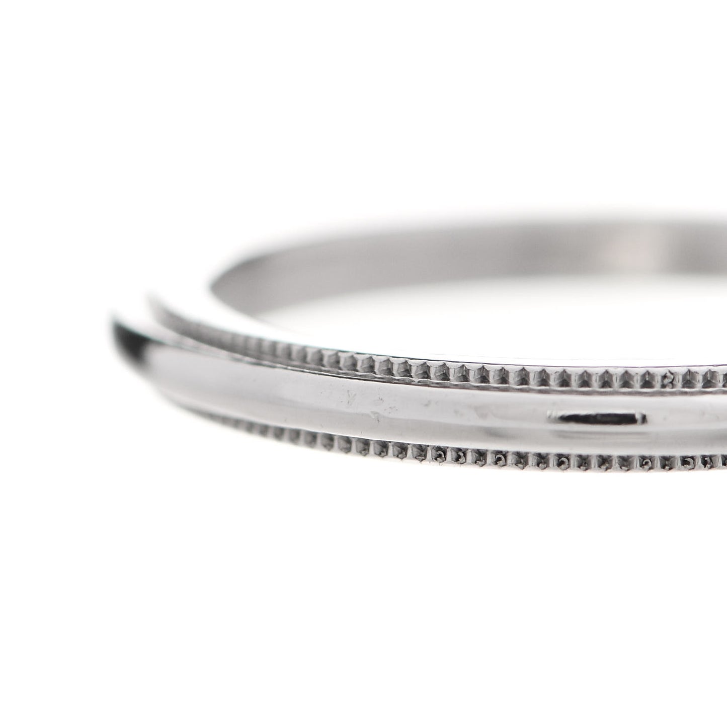 Platinum 2mm Milgrain Wedding Band Ring 48 4.5