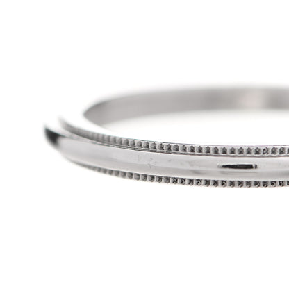 Tiffany Platinum 2mm Milgrain Wedding Band Ring 48 4.5 6 of 6