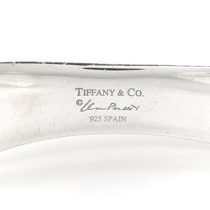 Tiffany Sterling Silver Elsa Peretti Swirl Cuff Bracelet 5 of 5