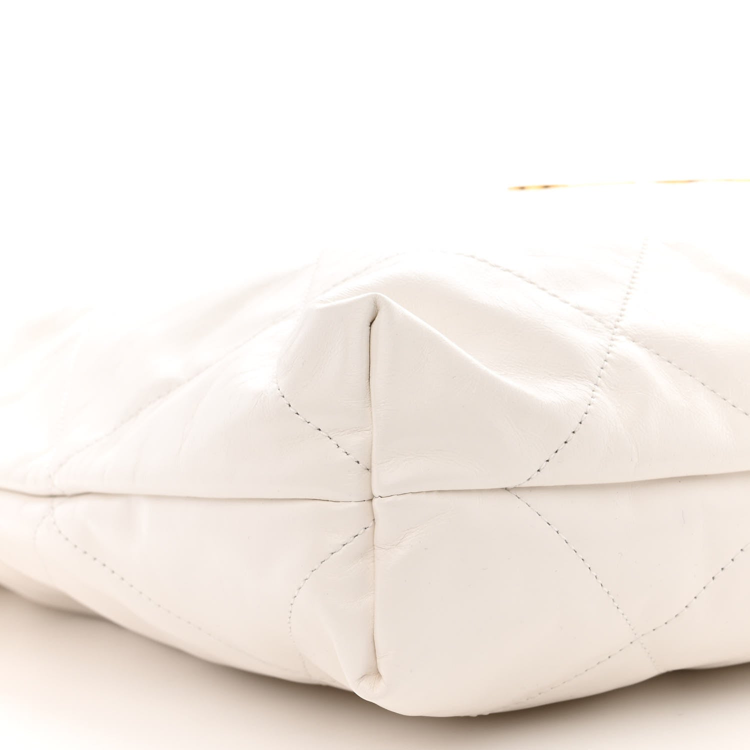 Chanel Shiny Calfskin Quilted Chanel 22 White 11 of 12