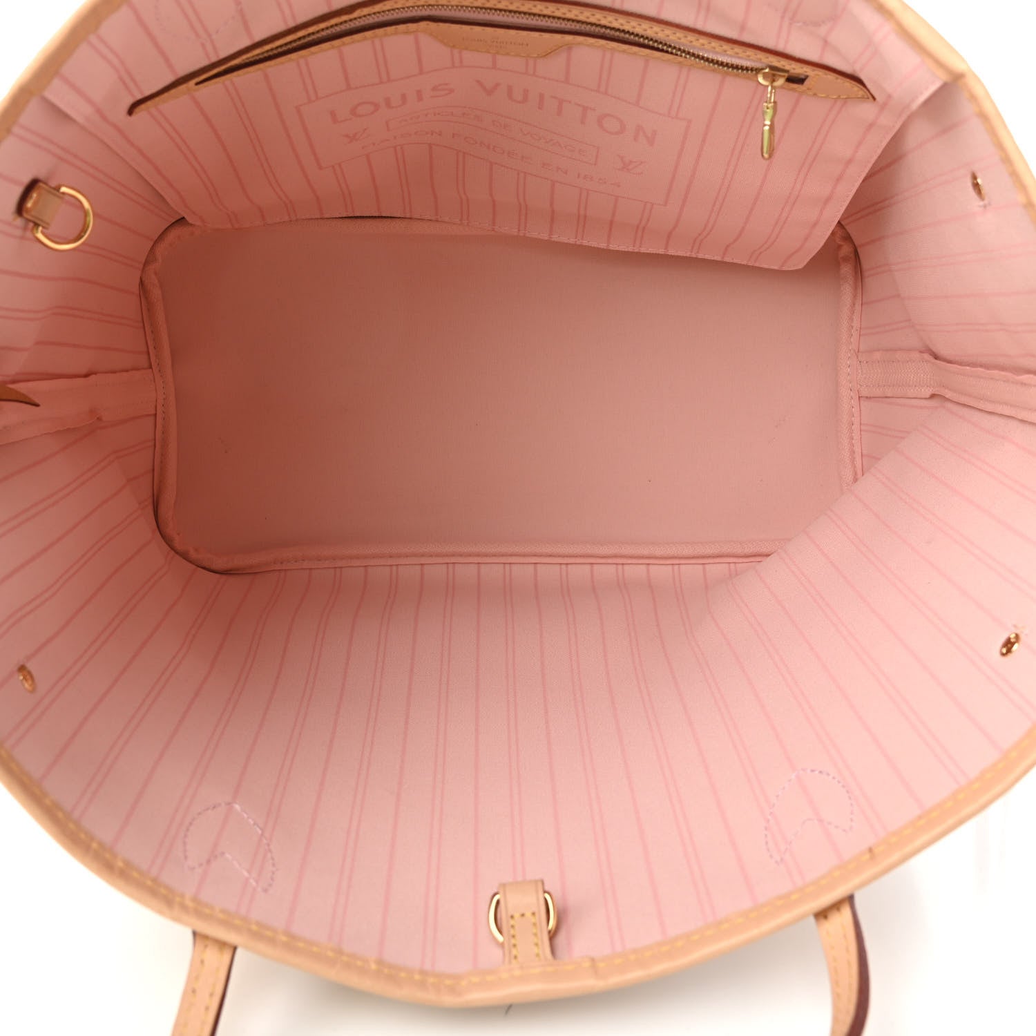 Louis Vuitton Damier Azur Neo Neverfull MM Rose Ballerine 5 of 11
