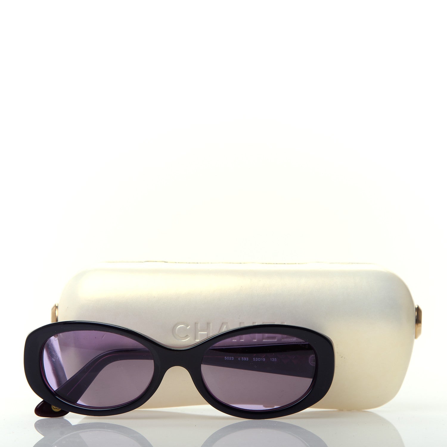 Chanel Acetate Quilted CC Sunglasses 5023 Black 8 of 8