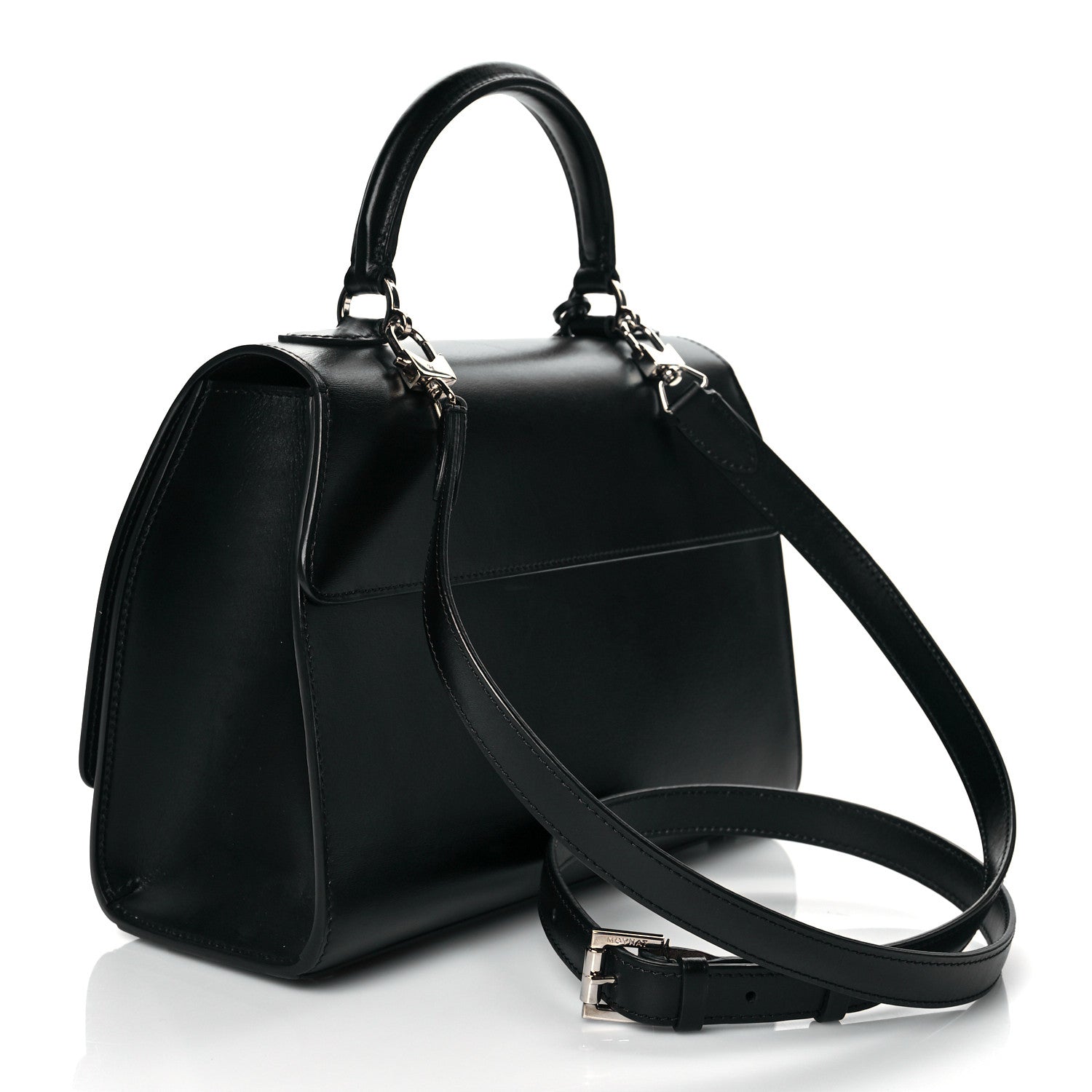 Moynat Box Calfskin Rejane PM Black 3 of 11
