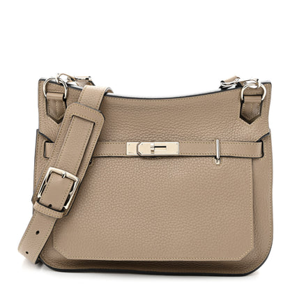 Hermes Taurillon Clemence Jypsiere 28 Gris Tourterelle 1 of 14