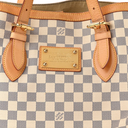 Louis Vuitton Damier Azur Hampstead MM 6 of 8