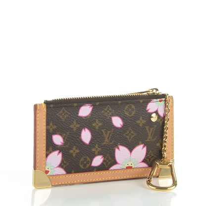 Louis Vuitton Monogram Cherry Blossom Key Pouch Brown 3 of 6