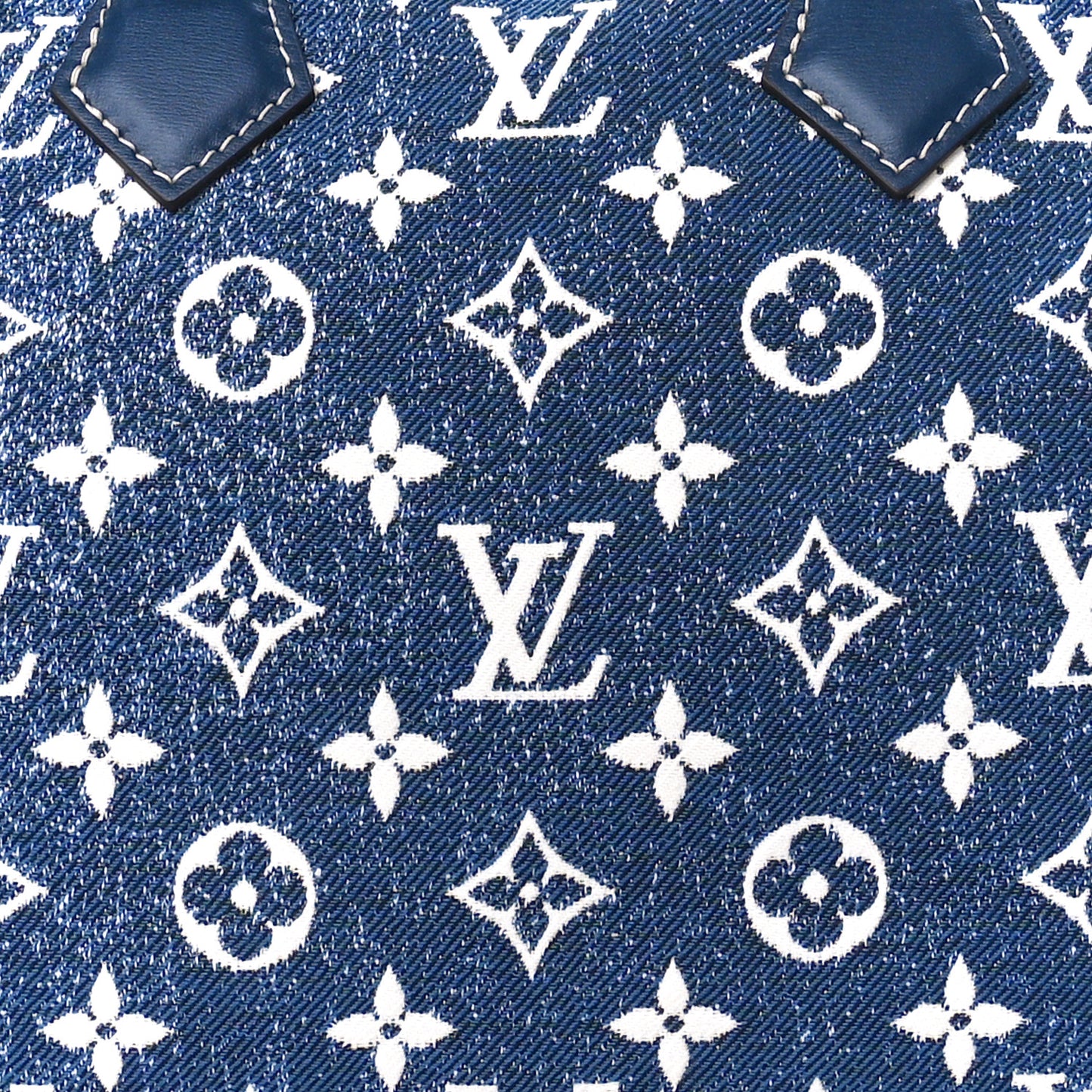 Monogram Jacquard Denim Speedy Bandouliere 25 Bleu