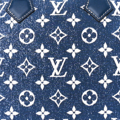 Louis Vuitton Monogram Jacquard Denim Speedy Bandouliere 25 Bleu 11 of 13