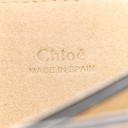 Chloe Suede Calfskin Small Faye Shoulder Bag Airy Grey 5 of 7