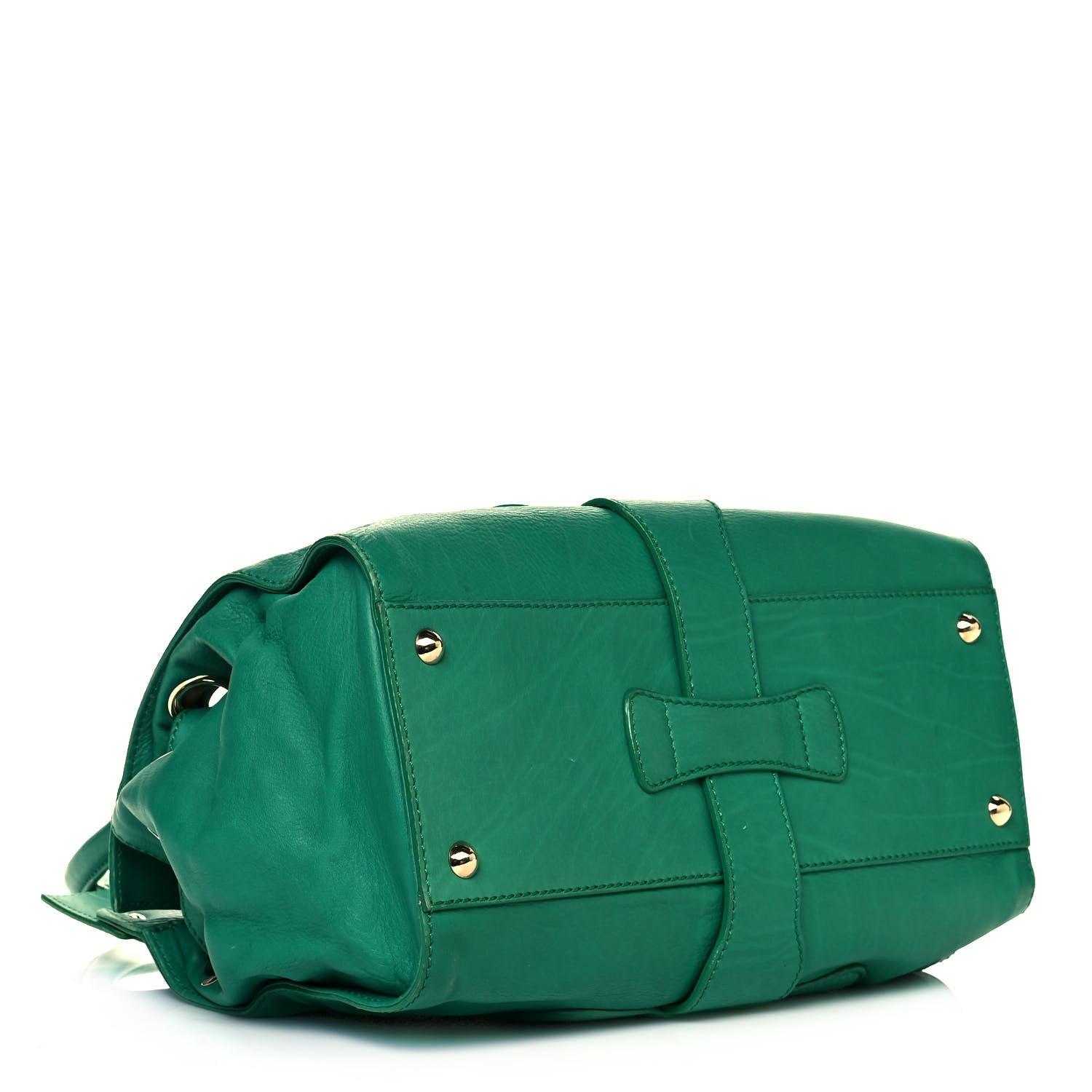 Jimmy Choo Grainy Calfskin Small Ramona Satchel Green 5 of 25