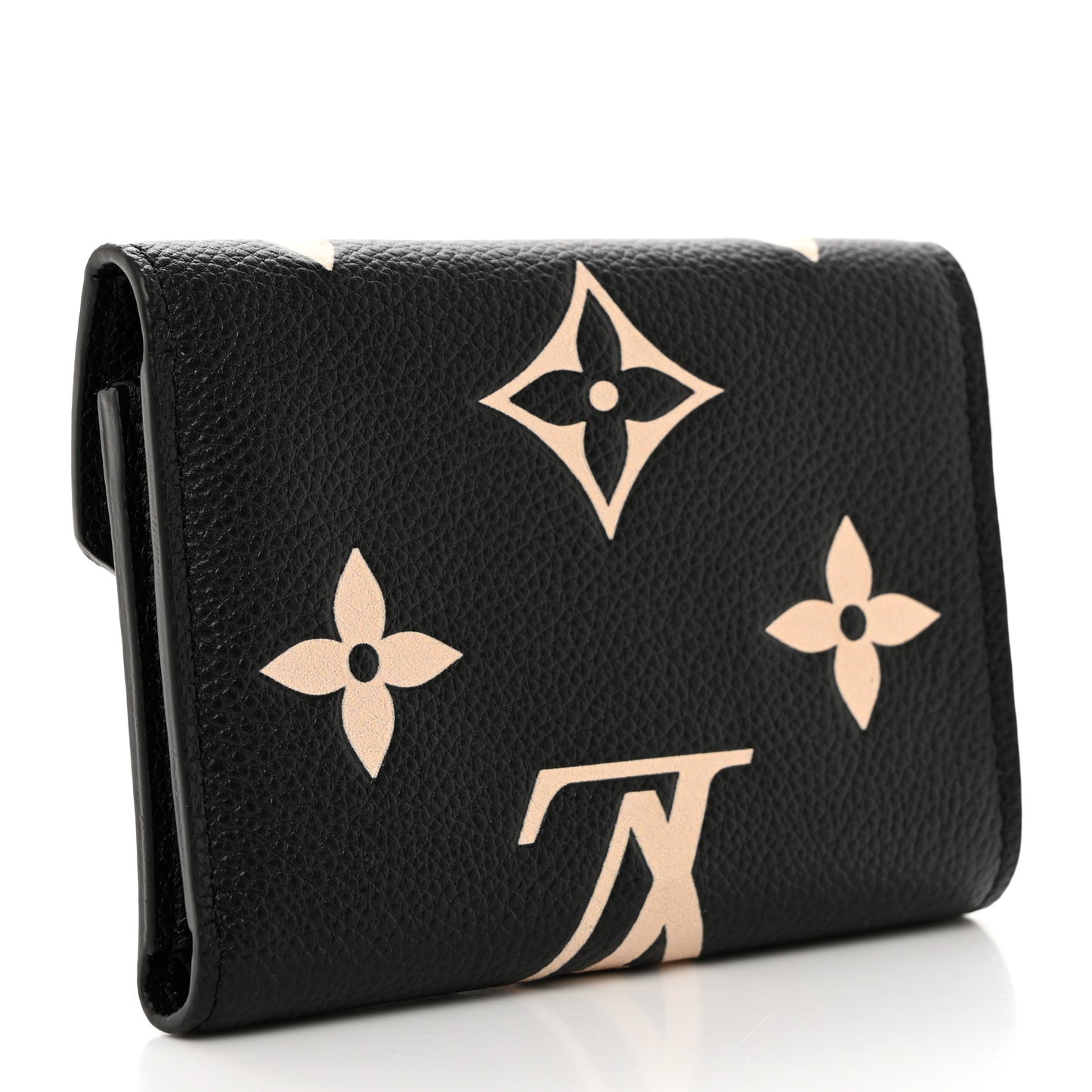Empreinte Monogram Giant Victorine Wallet Black Beige