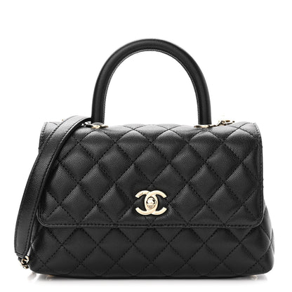 Chanel Caviar Quilted Mini Coco Handle Flap Black 1 of 11