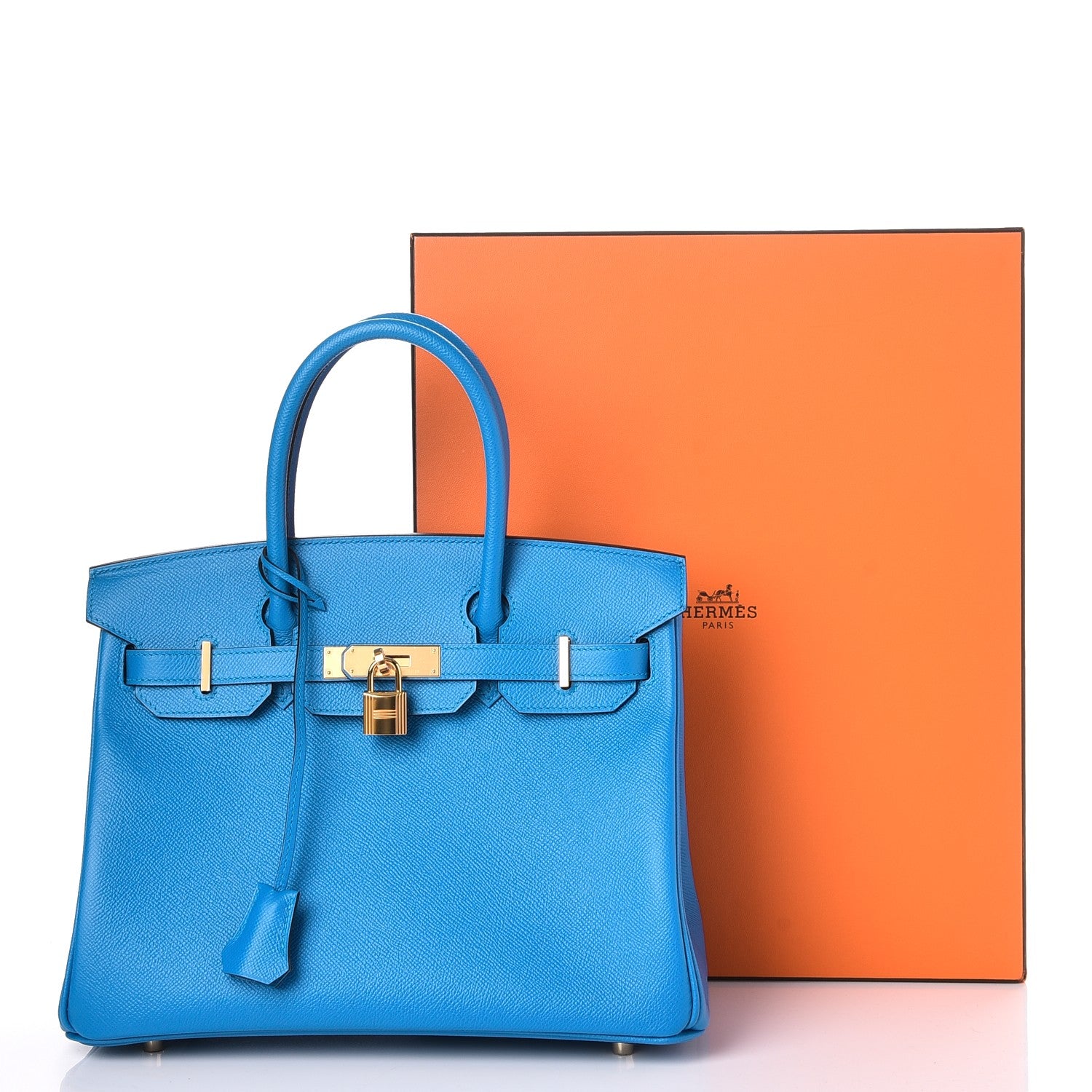 Hermes Epsom Birkin 30 Bleu Zanzibar 26 of 26